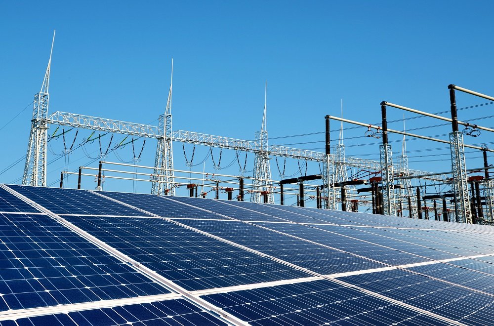 solar plant substation